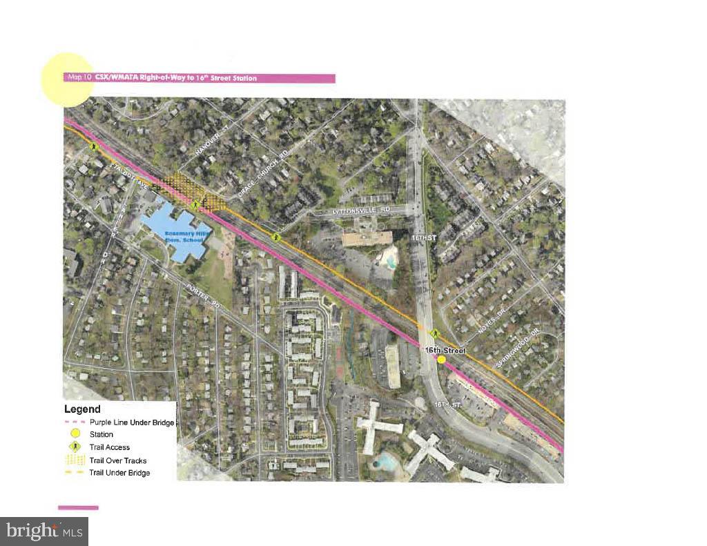 1900 Lyttonsville Road, Unit 1315 Silver Spring, MD 20910 - Photo 41 of 43 Map Purple Line