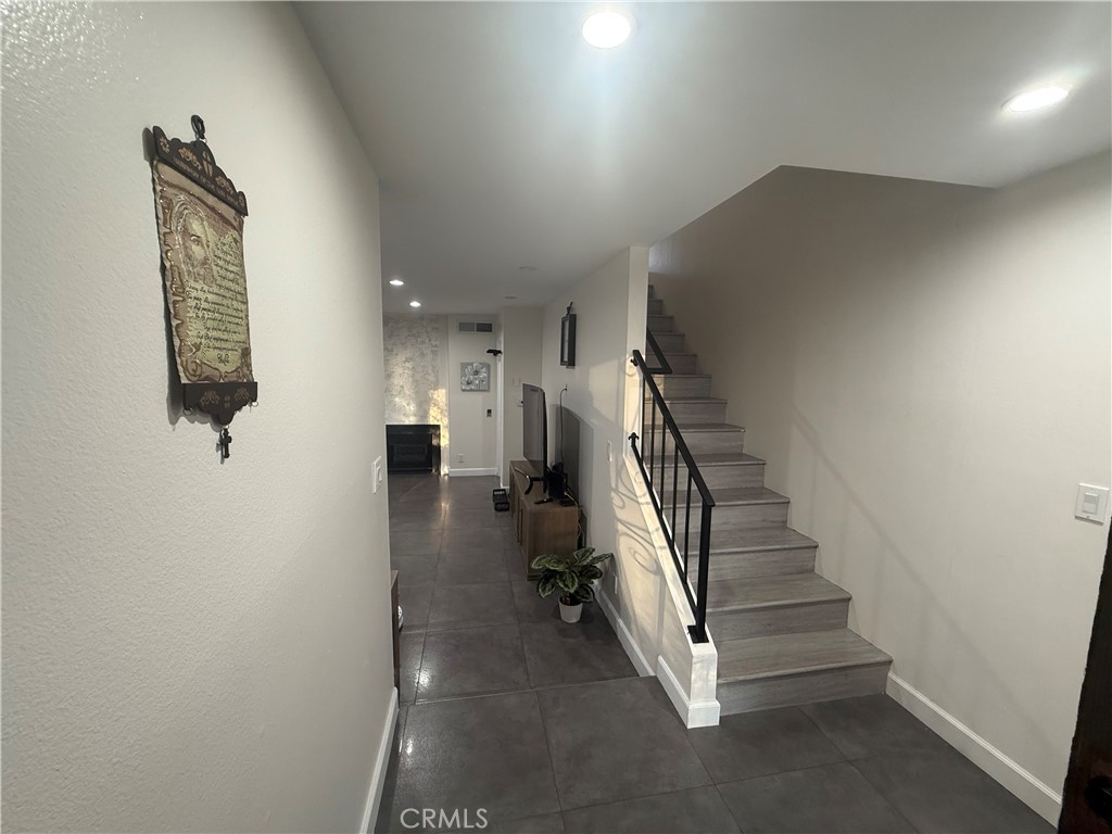 9702 Vía Roma Burbank, CA 91504 - Photo 2 of 19 a view of entryway and hall with wooden floor