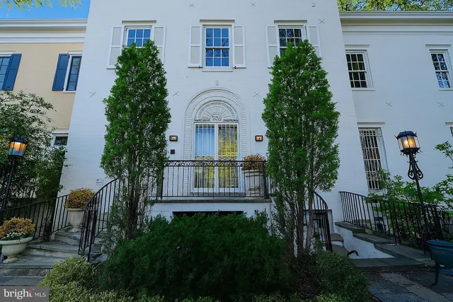 a house view with a garden space