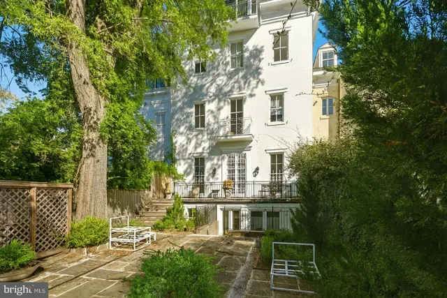 a view of a building with a outdoor space