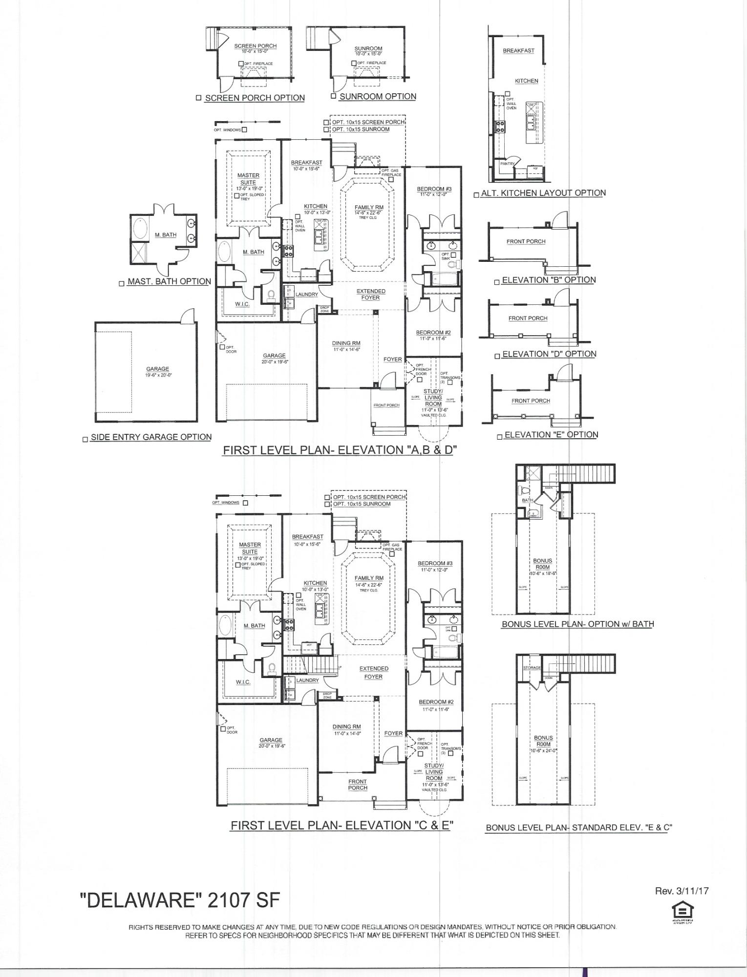 611 Black Pine Road Moncks Corner, SC 29461 - Photo 39 of 39 Delaware Floor Plan