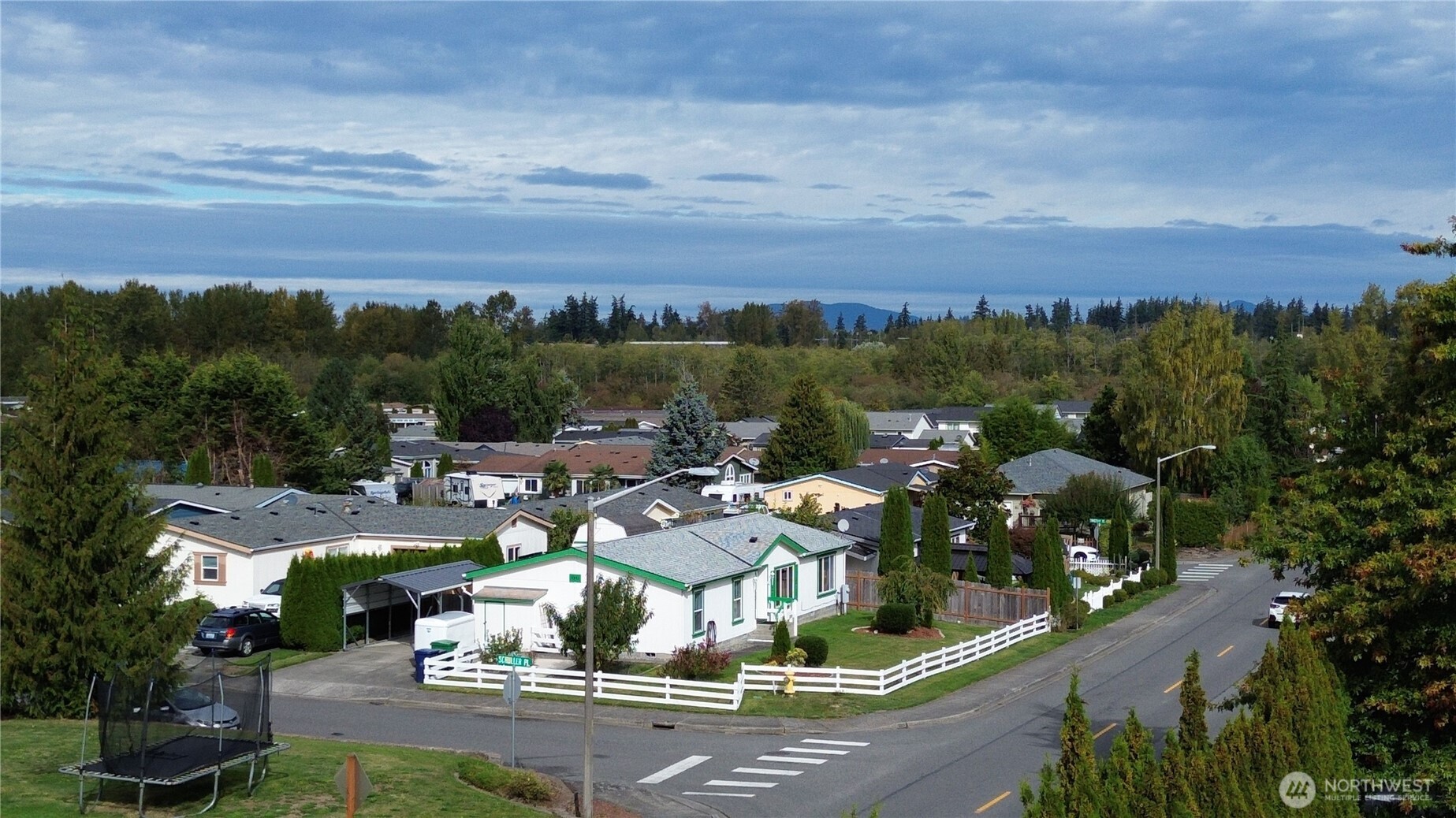 2901 Schuller Place Mount Vernon, WA 98273 - Photo 32 of 40 a view of a lake in middle of the town