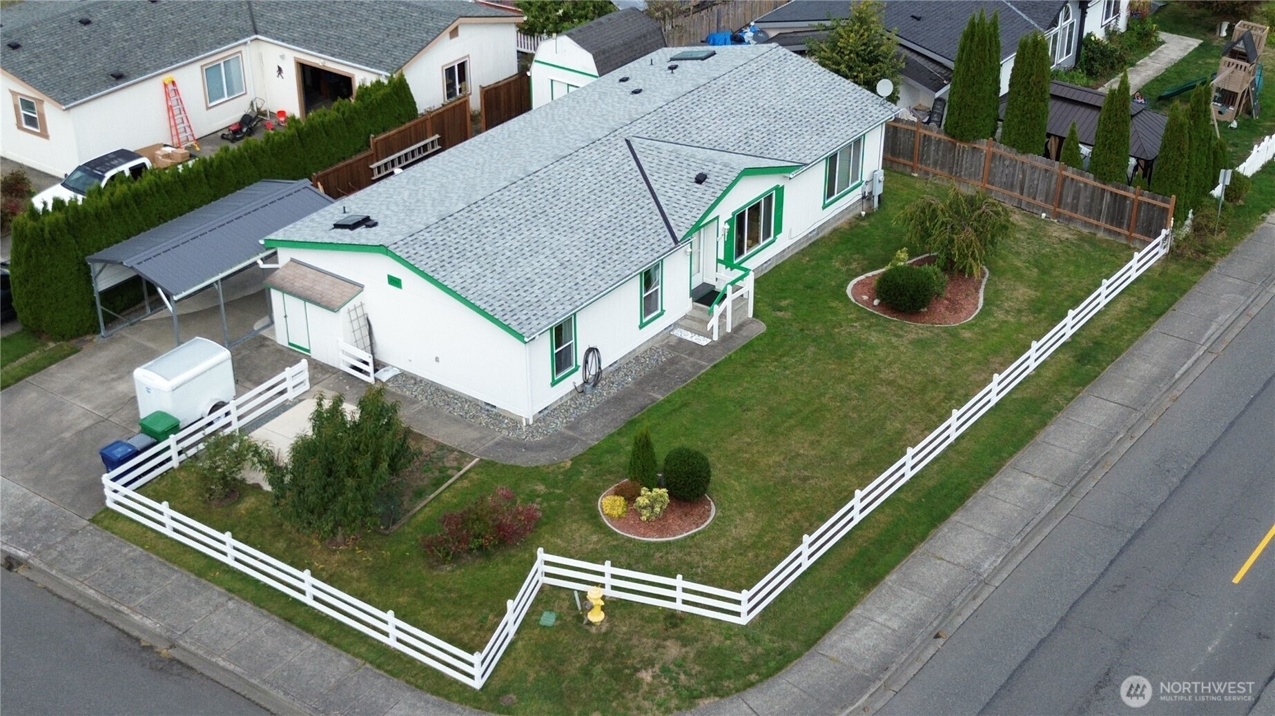 2901 Schuller Place Mount Vernon, WA 98273 - Photo 33 of 40 an aerial view of a house