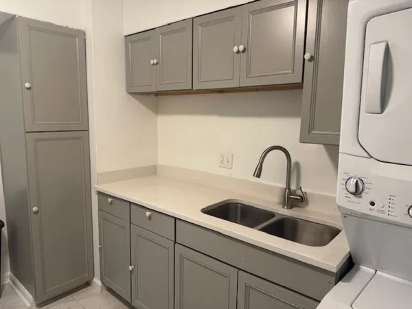 a close view of sink and tap