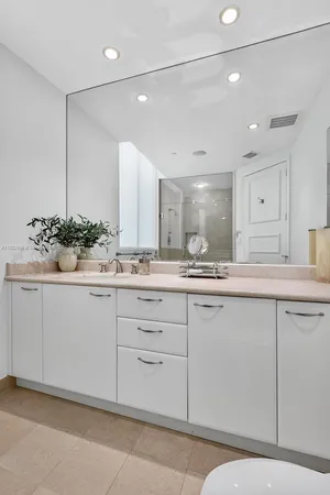 a large room with lots of wooden furniture