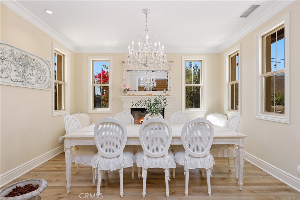 1 David Street Ladera Ranch, CA 92694 - Photo 6 of 66 a view of a dining room with furniture and chandelier