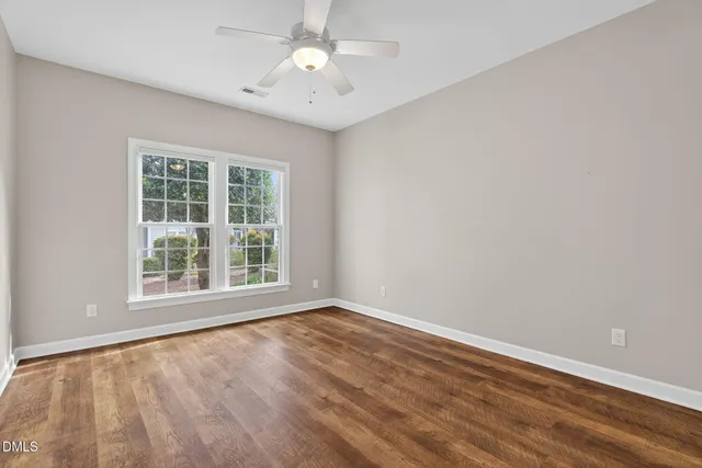 wooden floor in an empty room