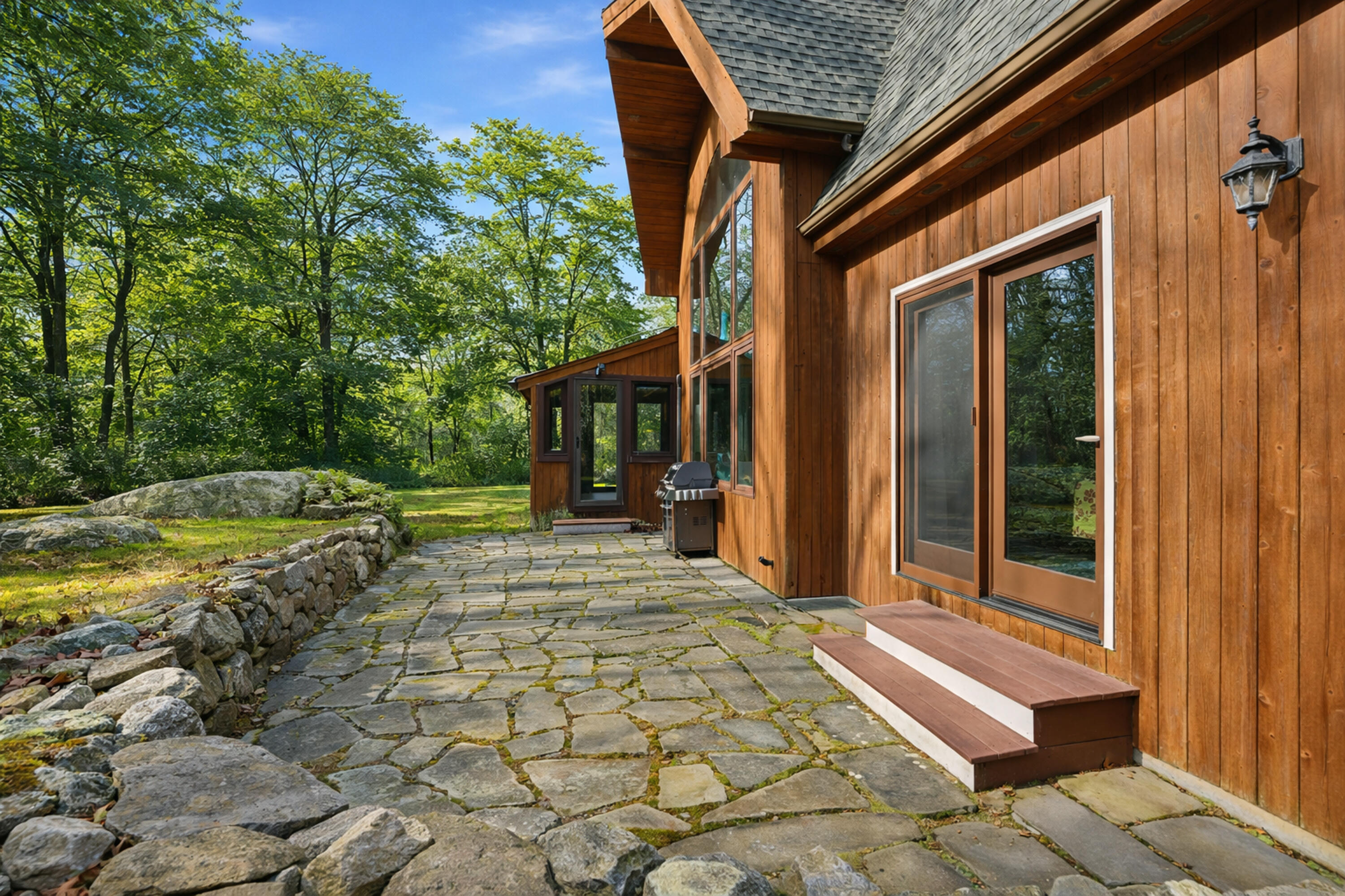 43 North Slope Lane Chilmark, MA 02535 - Photo 2 of 31 a view of a house with backyard and porch