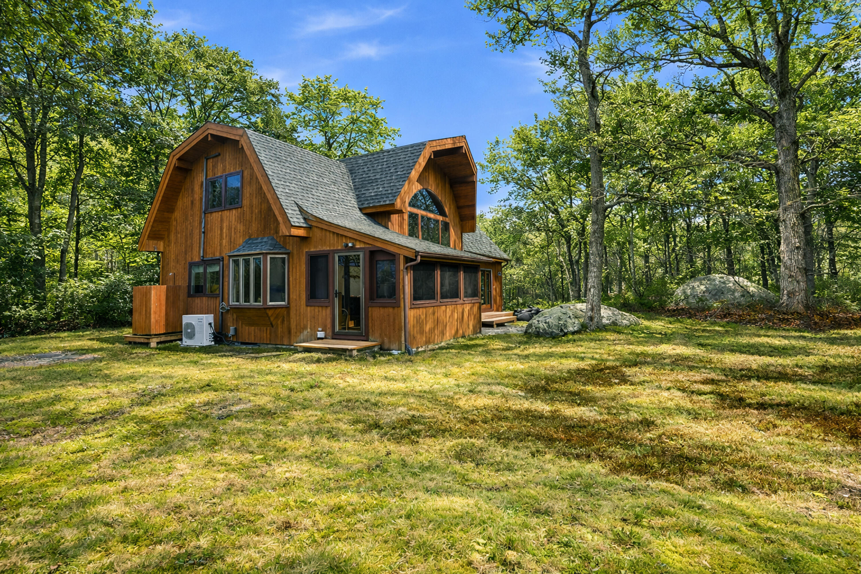 43 North Slope Lane Chilmark, MA 02535 - Photo 3 of 31 a view of a house with garden and trees