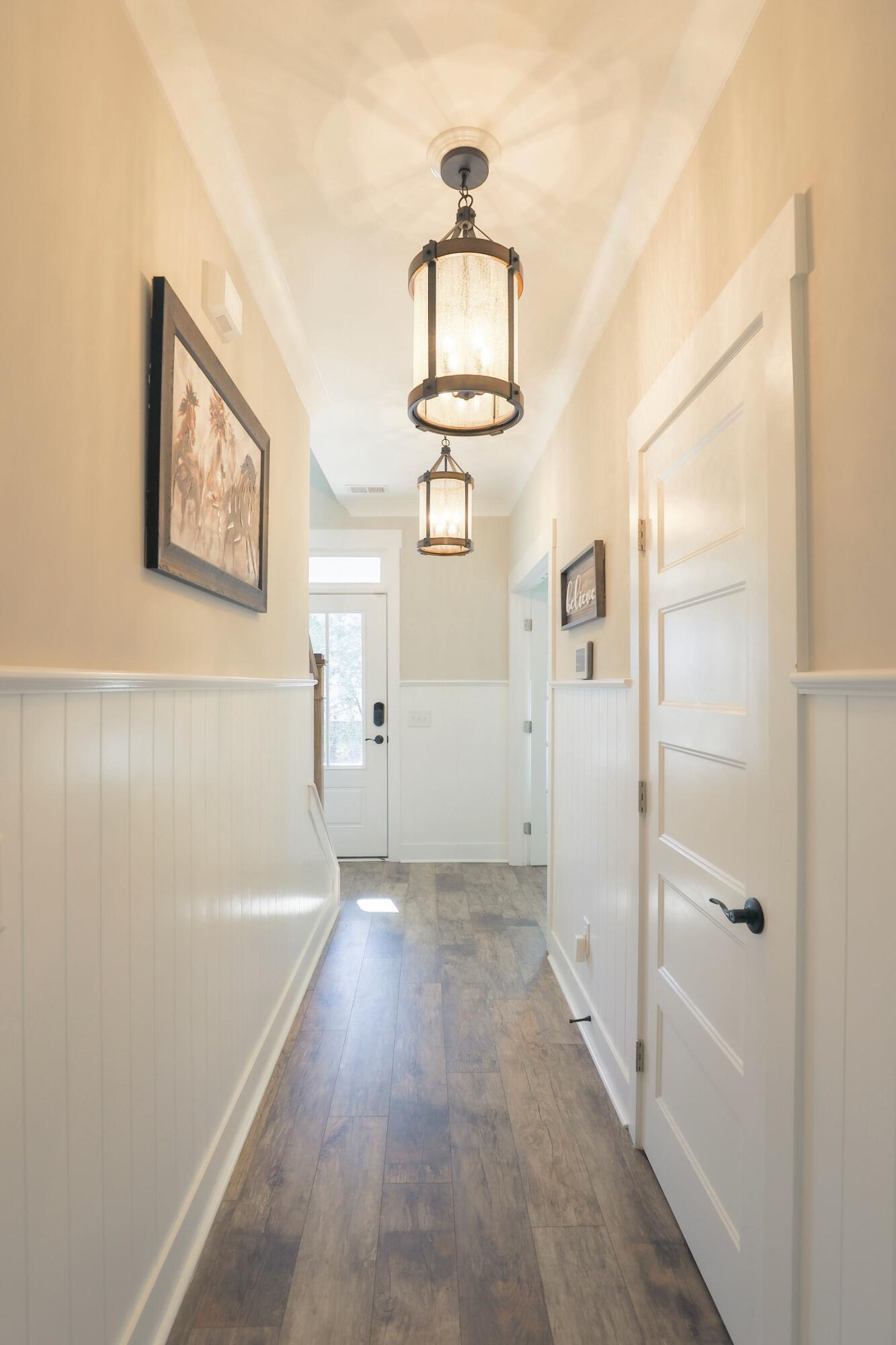 3896 James Bay Road Johns Island, SC 29455 - Photo 9 of 47 Foyer Hall with Custom Lighting