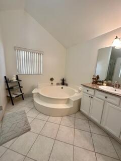 6170 Vía Tierra Boca Raton, FL 33433 - Photo 9 of 13 a bathroom with a sink and a mirror