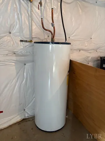 a view of water heater room