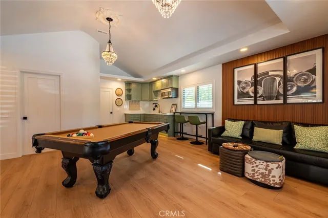 a room with furniture and windows