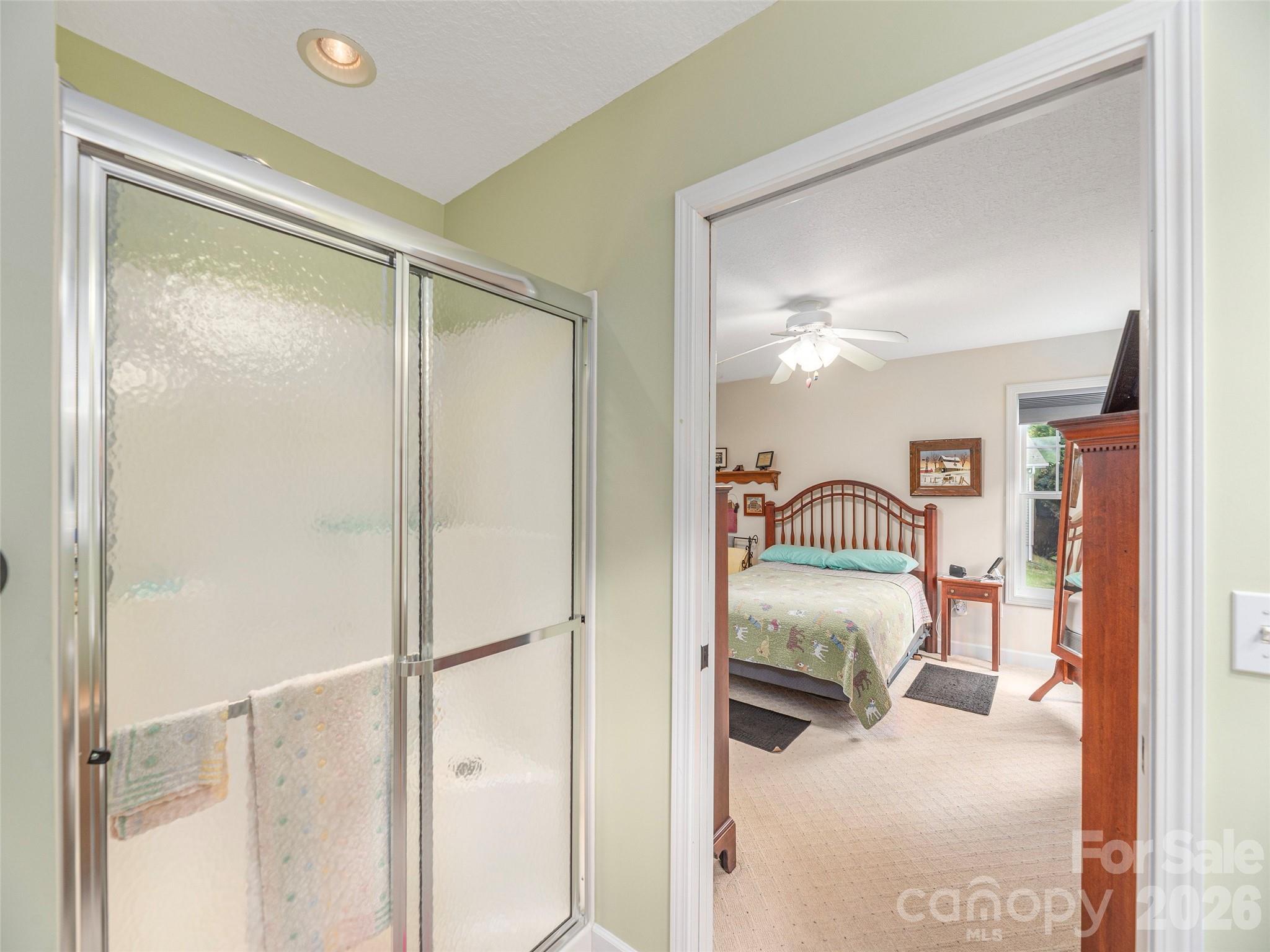 22 Cottage Loop Waynesville, NC 28785 - Photo 16 of 26 a en suite bathroom with a shower and a sink