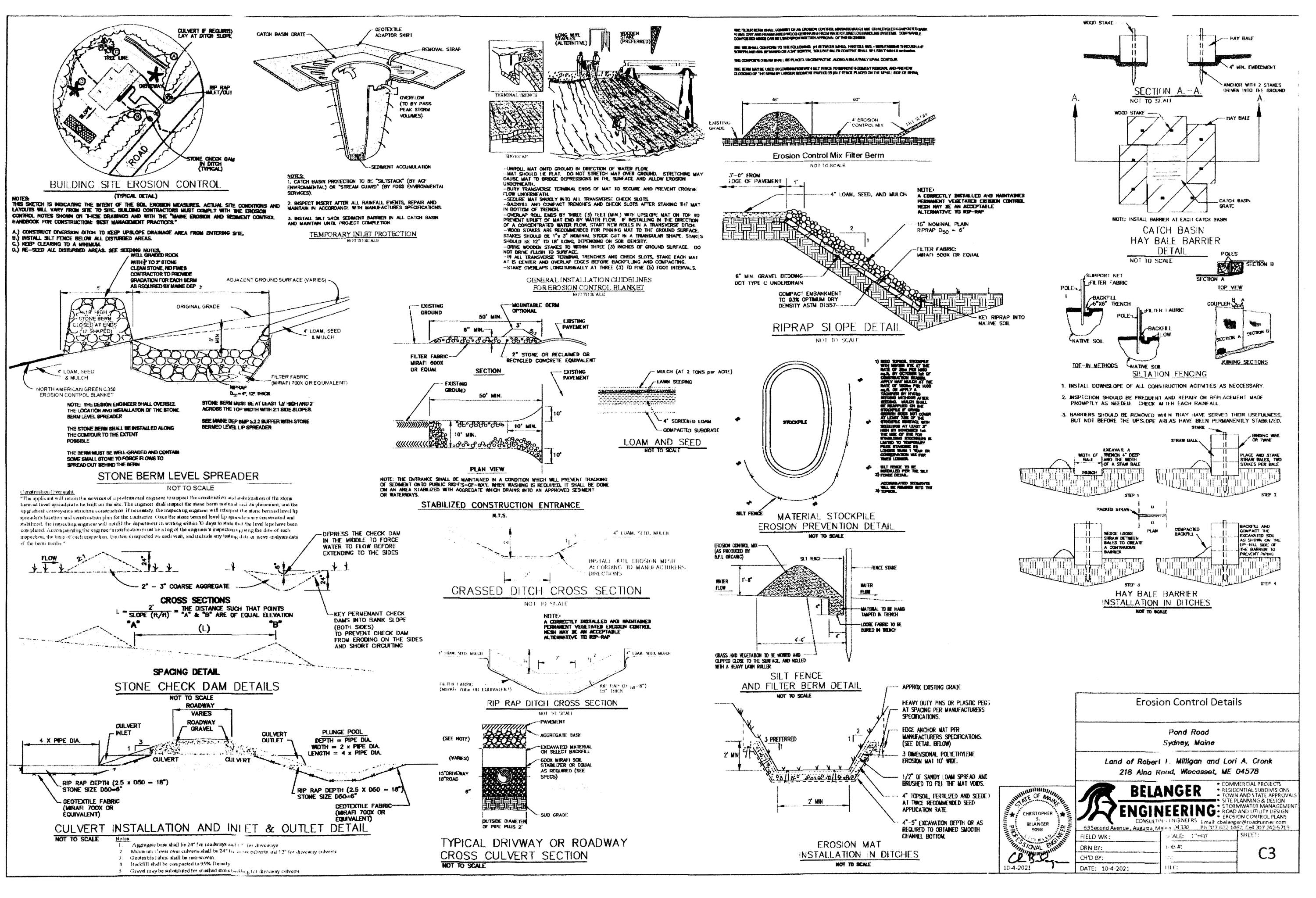 0 Pond Road Sidney, ME 04330 - Photo 2 of 3 Plat and Engineering_Page_2
