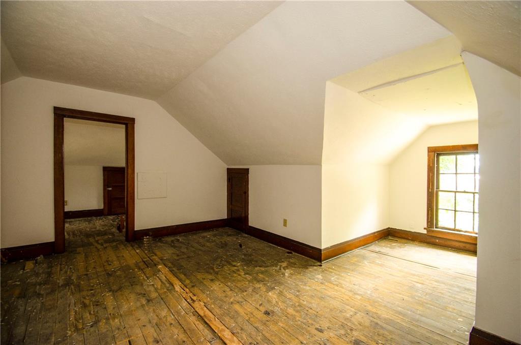 305 Rhodes Place New Castle, PA 16101 - Photo 16 of 16 The spacious third floor has two rooms and endless possibilities including a game room, office or gym