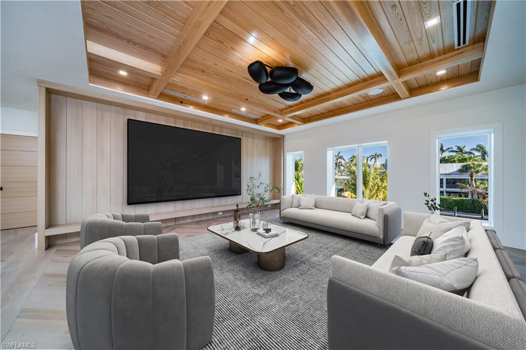 508 16th Avenue South Naples, FL 34102 - Photo 35 of 43 Virtually imagined second floor media room.