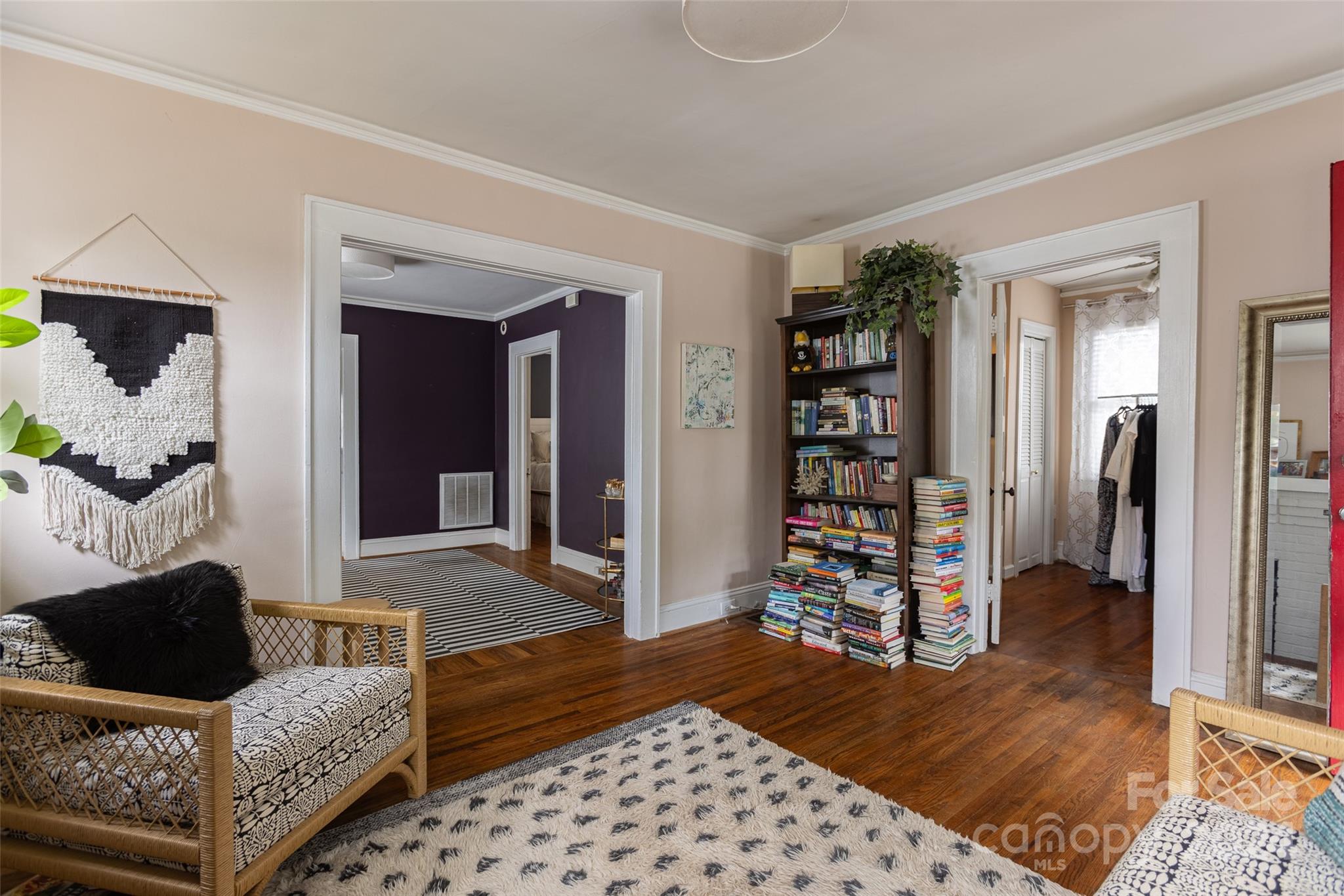 1624 Club Road Charlotte, NC 28205 - Photo 5 of 23 a bedroom with furniture and a rug
