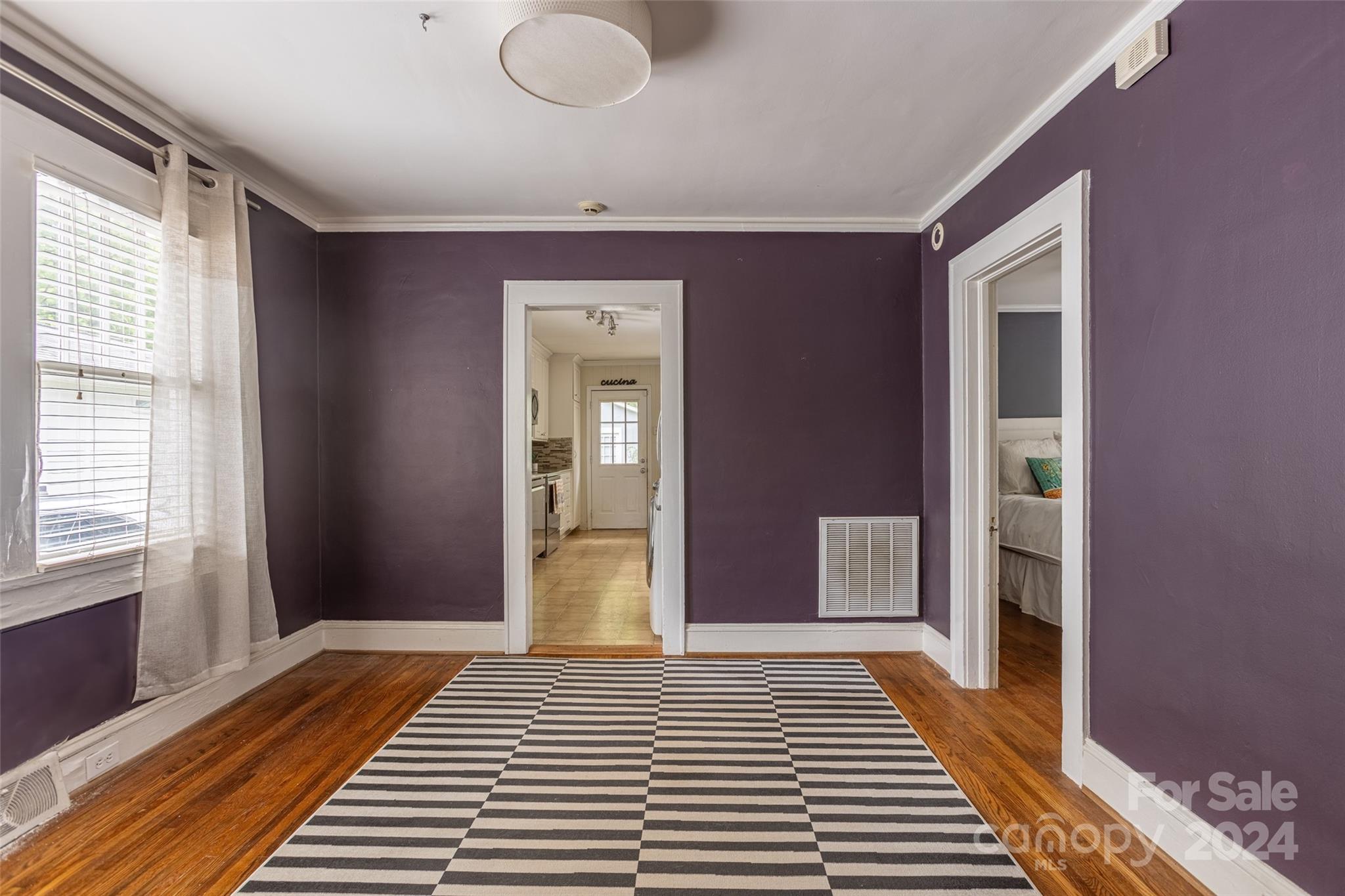 1624 Club Road Charlotte, NC 28205 - Photo 7 of 23 a view of a room with wooden floor