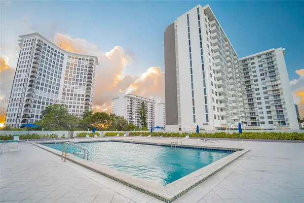 a view of swimming pool with outdoor space