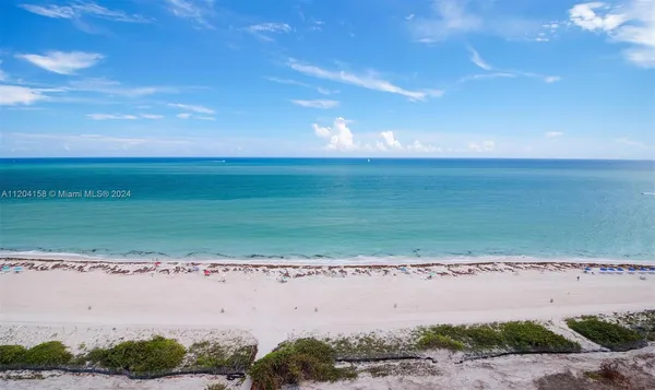 an aerial view of a beach