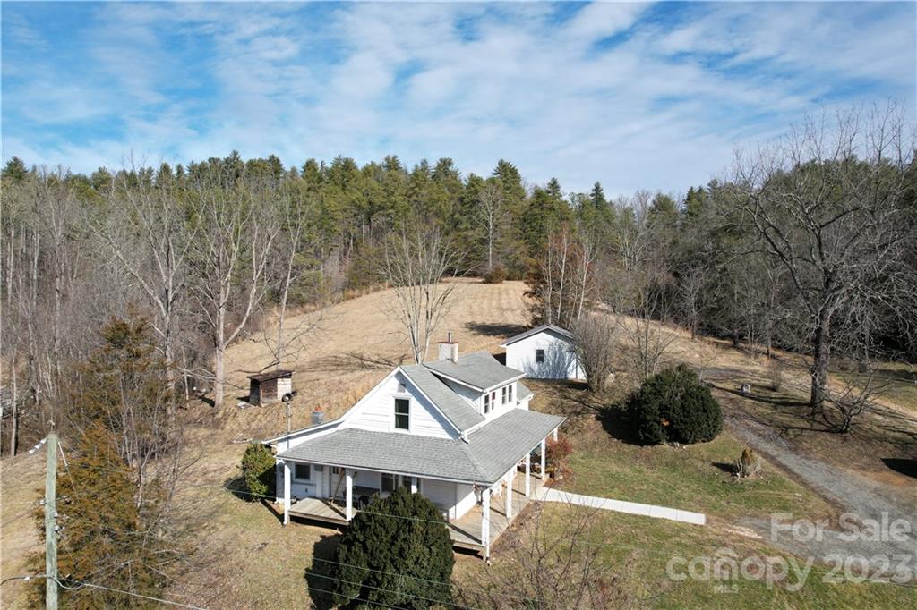 36 Stockton Road Weaverville, NC 28787 - Photo 29 of 31 a view of a house with a yard and sitting area