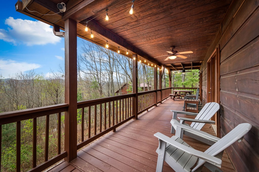 890 Brittney Drive Blue Ridge, GA 30513 - Photo 19 of 37 a view of a chairs in balcony
