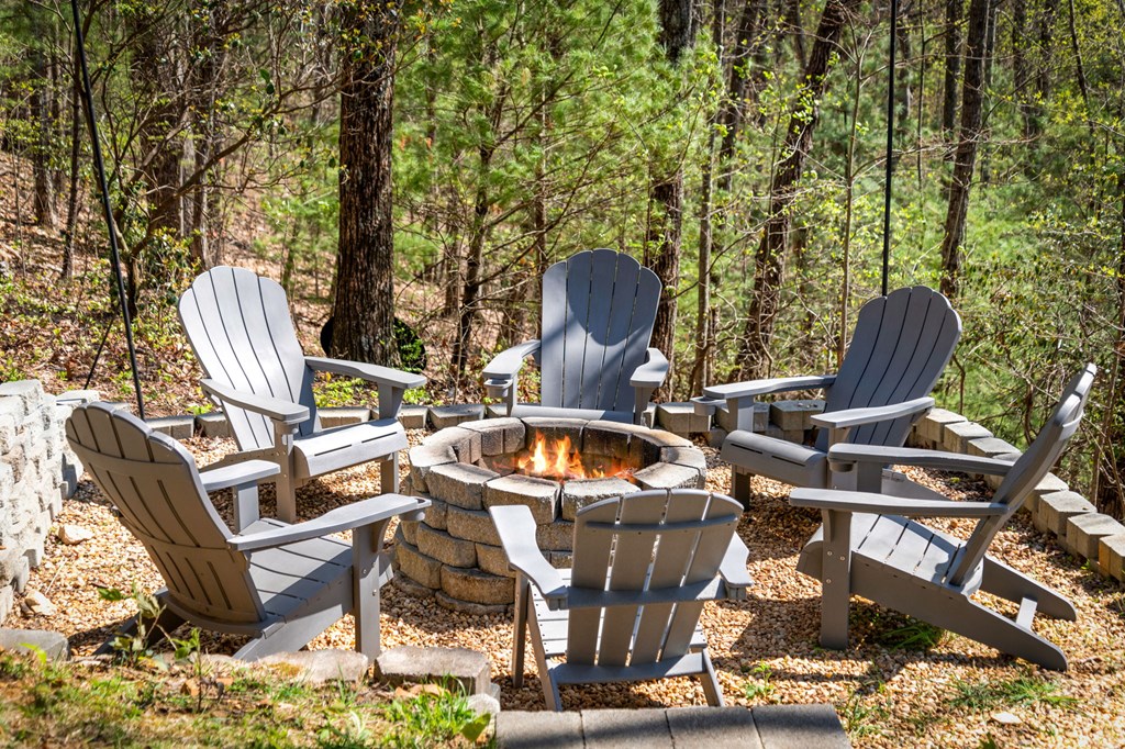 890 Brittney Drive Blue Ridge, GA 30513 - Photo 37 of 37 a view of a chairs and table in backyard