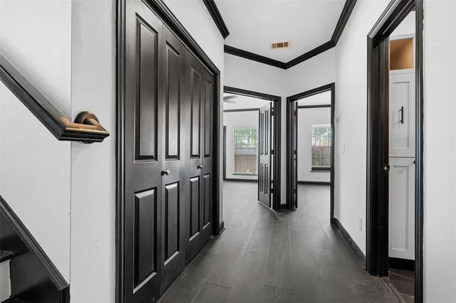 a view of hallway with elevator