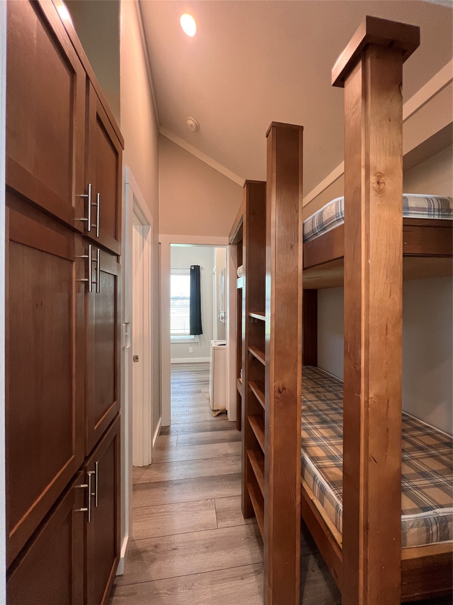 103 Pitts Road, Unit C Richmond, TX 77406 - Photo 11 of 12 a view of a hallway with wooden floor and staircase