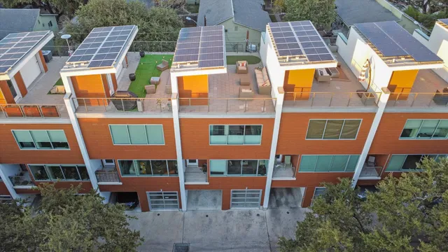 a view of a terrace with seating space