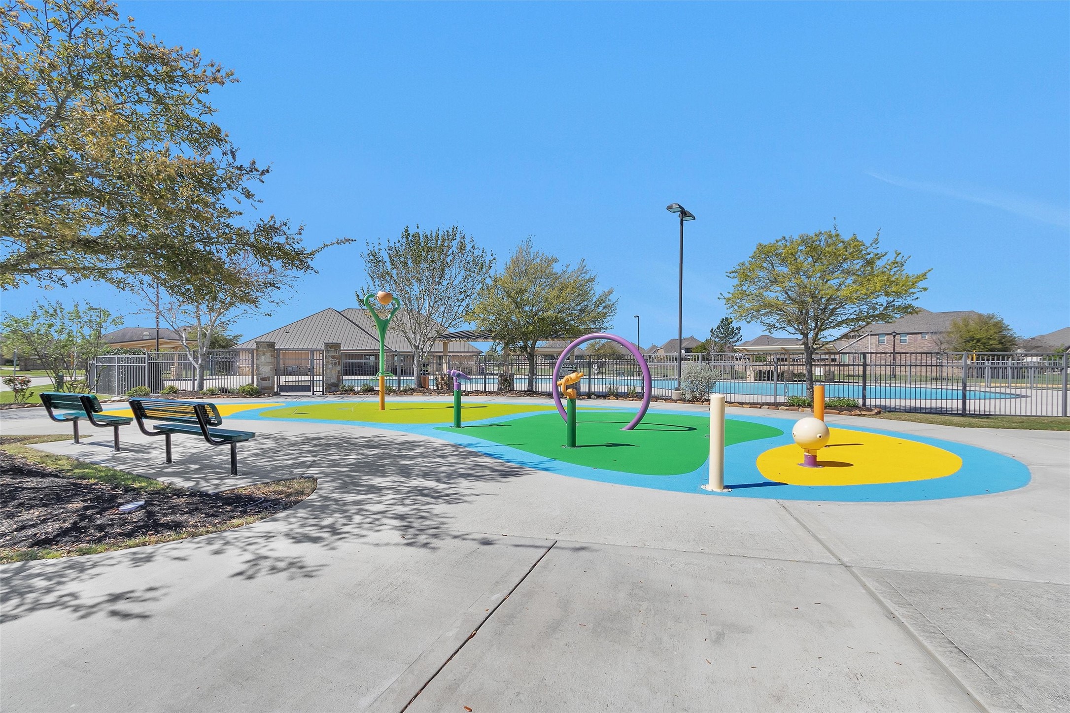 20707 Stillhaven Road Spring, TX 77379 - Photo 50 of 50 a view of a swimming pool with an outdoor space and seating area