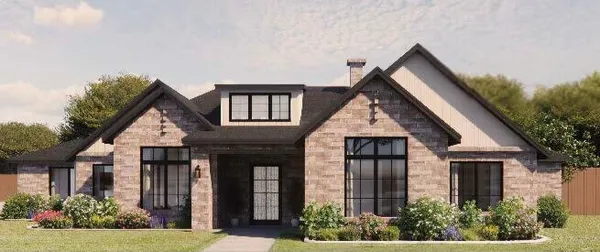 front view of house with a yard