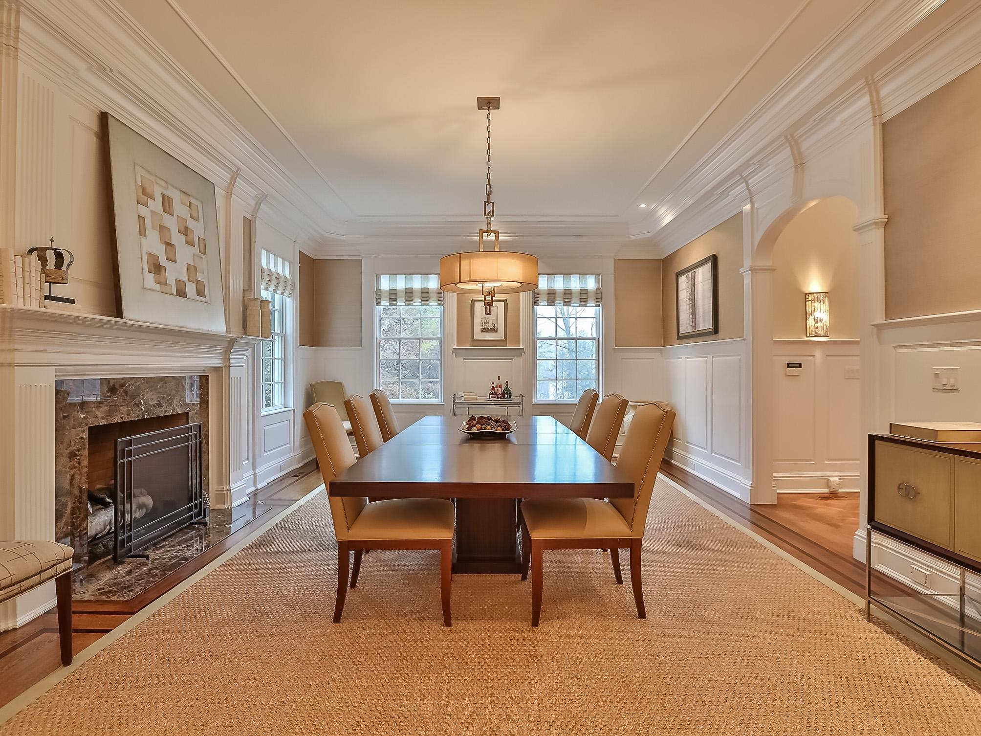107 Dunning Road New Canaan, CT 06840 - Photo 12 of 31 a view of a dining room with furniture window and wooden floor