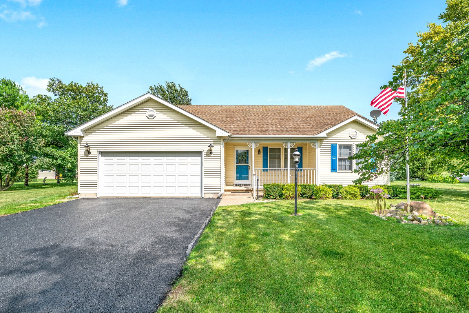 3970 East 2259th Road Serena, IL 60549 - Photo 1 of 39 a view of an house with backyard and a garden