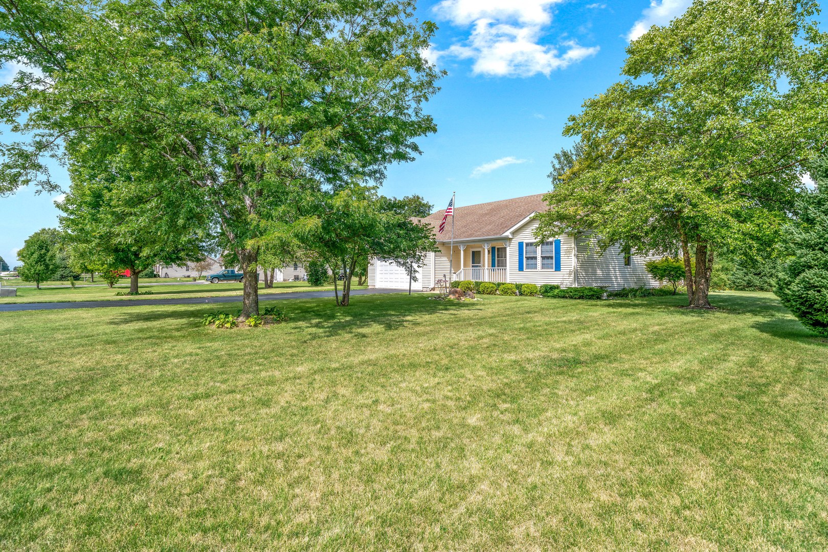 3970 East 2259th Road Serena, IL 60549 - Photo 23 of 39 a house view with a garden space