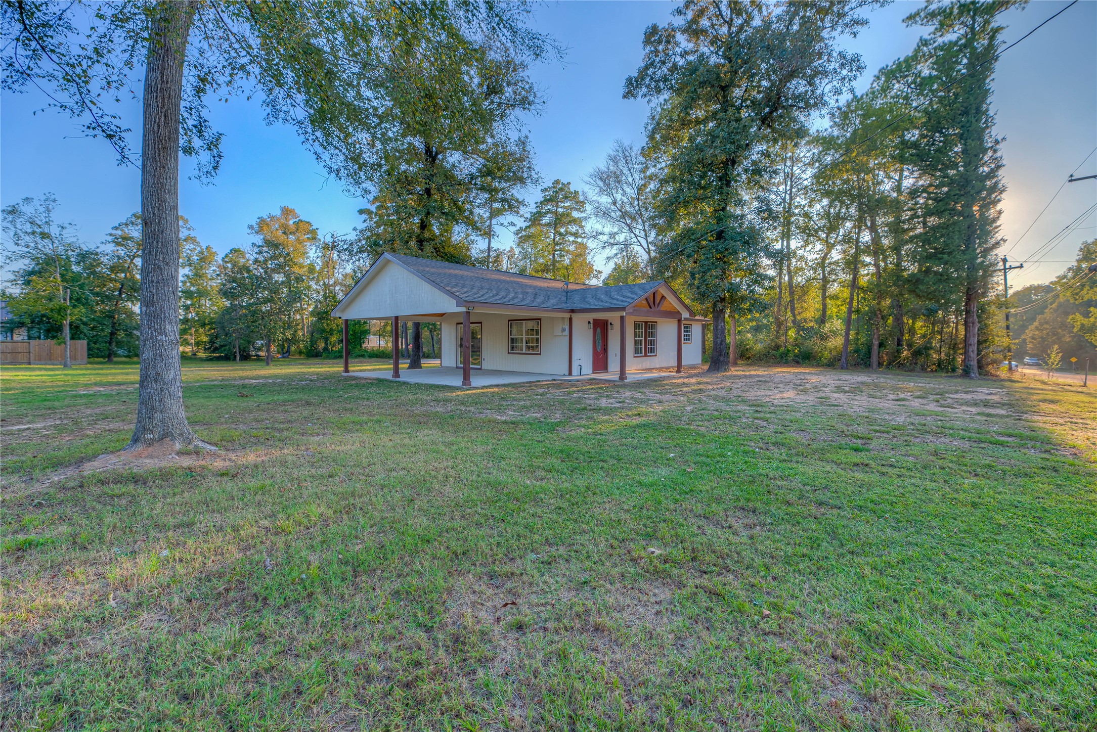 388 Sunrise Wood Road Goodrich, TX 77335 - Photo 33 of 33 a house view with a garden space
