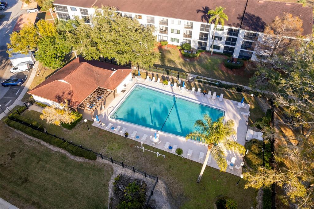 2593 Countryside Boulevard, Unit 7307 Clearwater, FL 33761 - Photo 28 of 32 an aerial view of a house