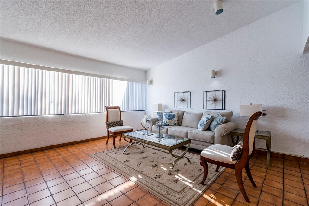 2593 Countryside Boulevard, Unit 7307 Clearwater, FL 33761 - Photo 3 of 32 a living room with furniture and a window
