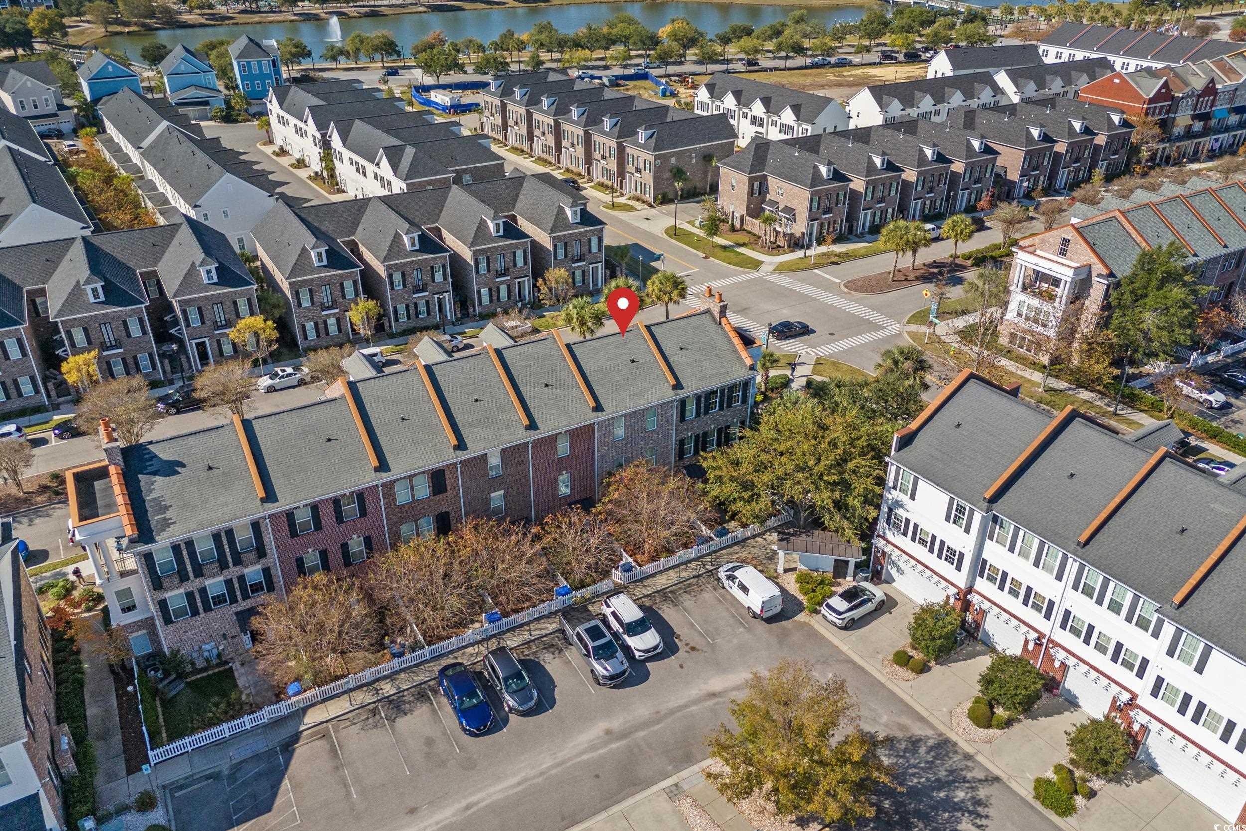 2798 Howard Avenue, Unit B Myrtle Beach, SC 29577 - Photo 30 of 40 Drone / aerial view of a large body of water