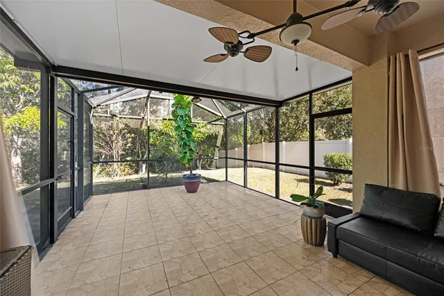 a view of outdoor space with seating area