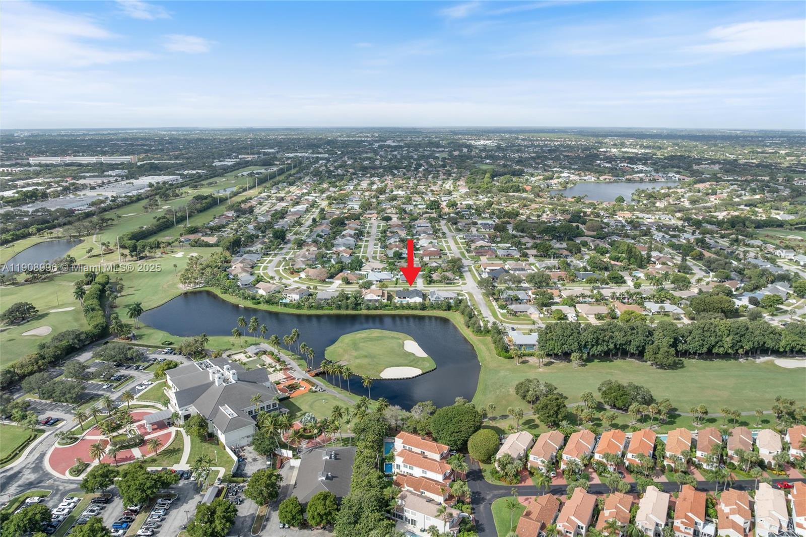 4108 Cedar Creek Road Boca Raton, FL 33487 - Photo 36 of 36 an aerial view of residential houses with outdoor space