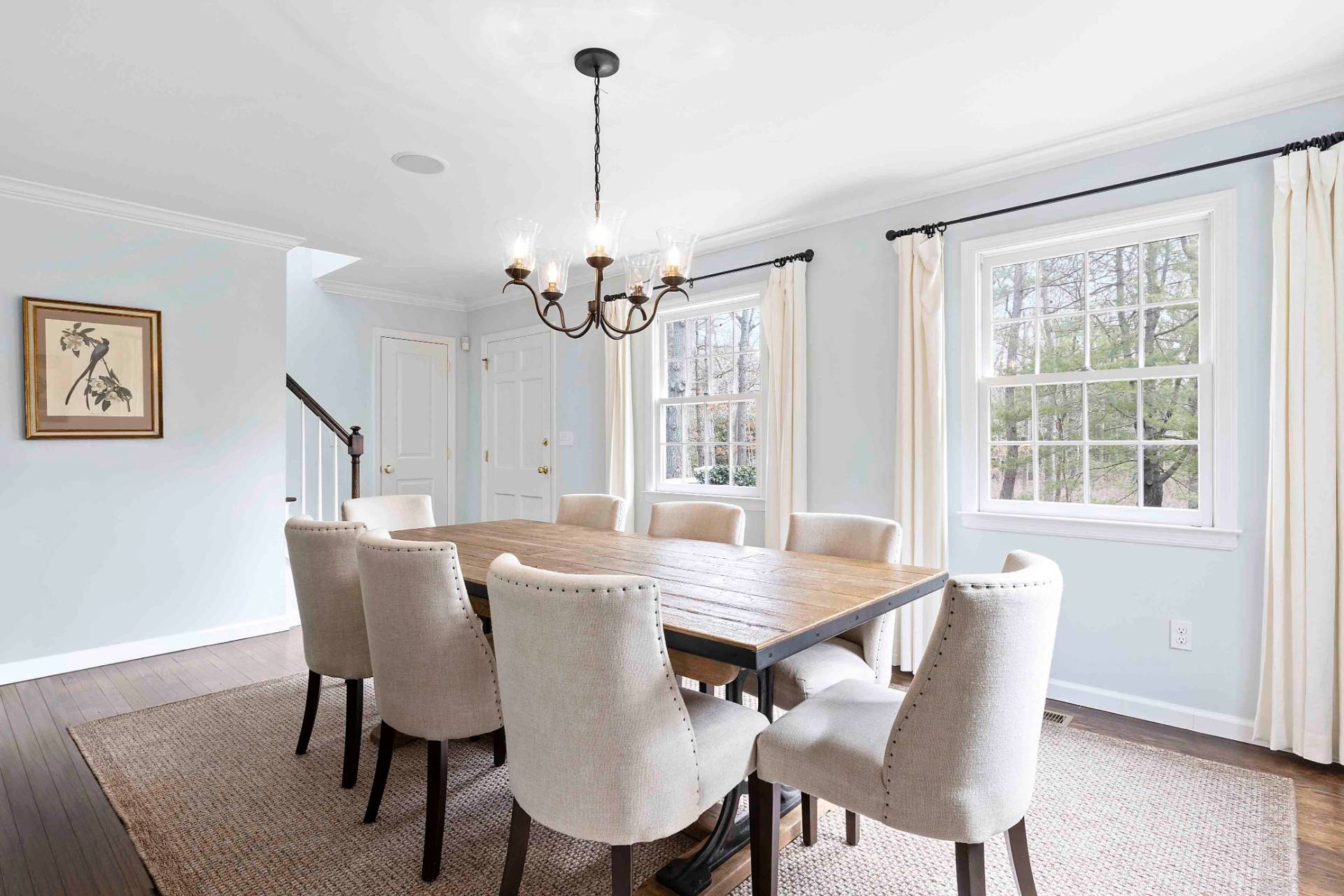 37 Foster Road Quogue, NY 11959 - Photo 7 of 11 a view of a dining room with furniture window and wooden floor