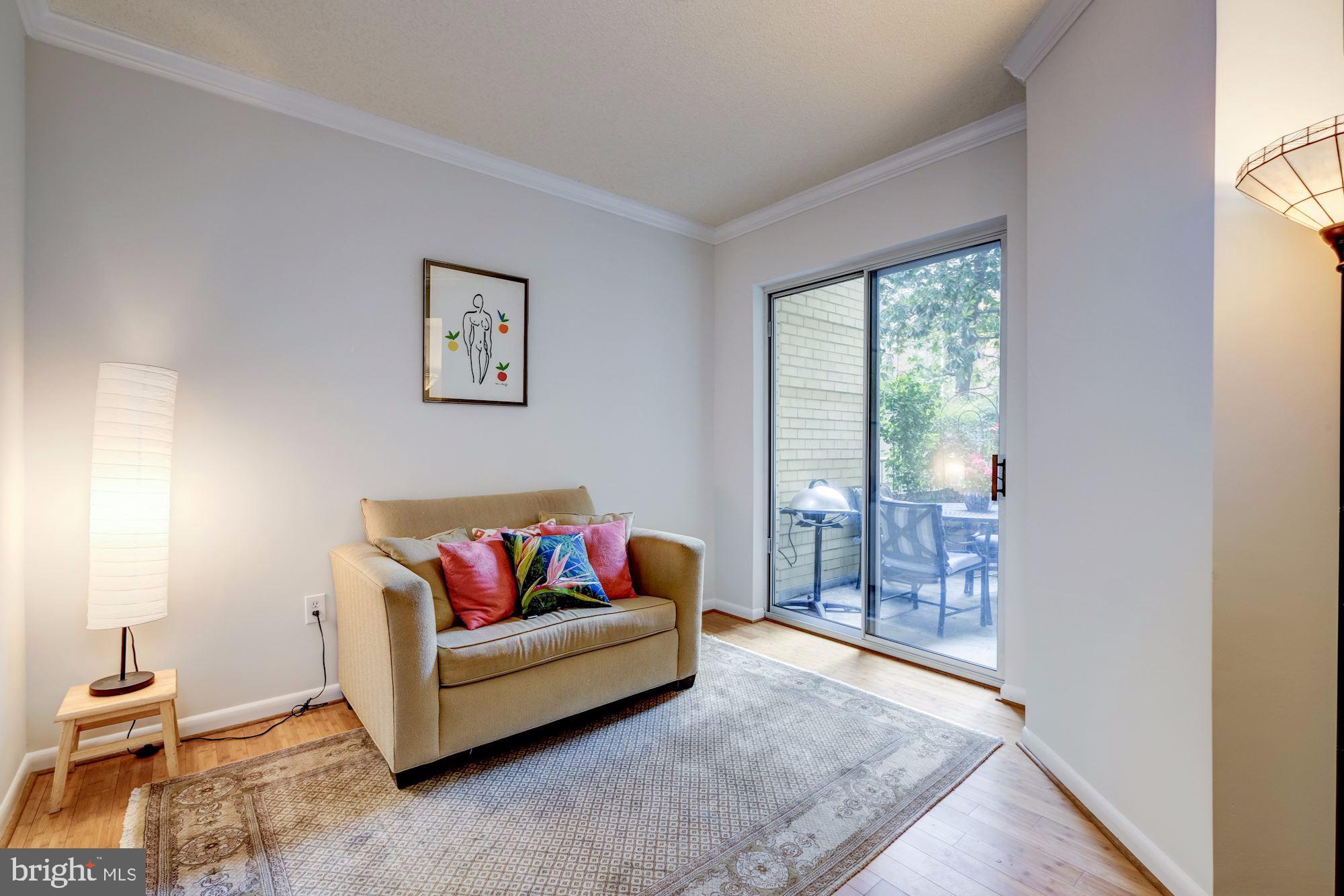 1111 11th Street Northwest, Unit 108 Washington, DC 20001 - Photo 13 of 29 The 2nd Bedroom with SGD to Private Terrace