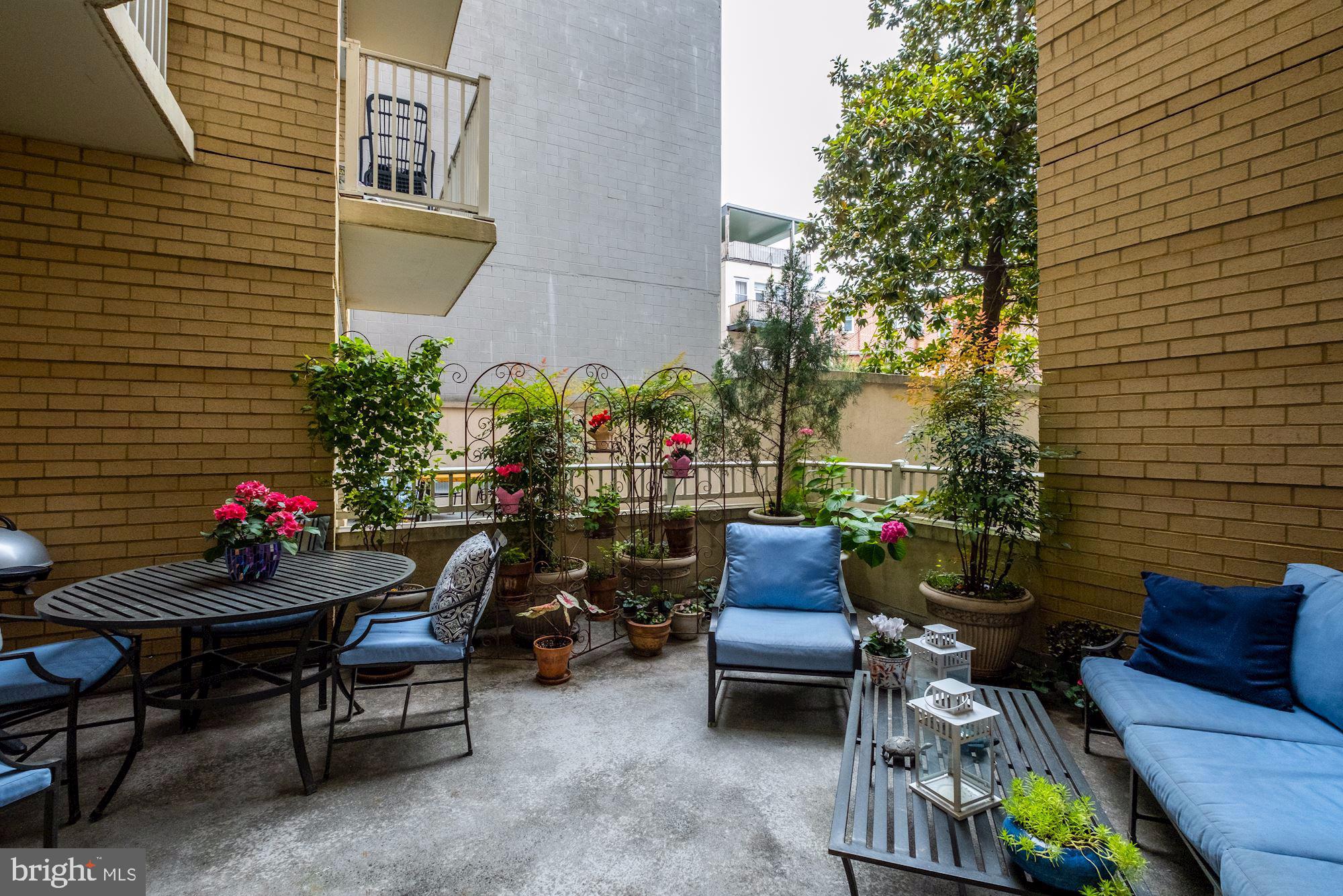 1111 11th Street Northwest, Unit 108 Washington, DC 20001 - Photo 17 of 29 Your Private Terrace!