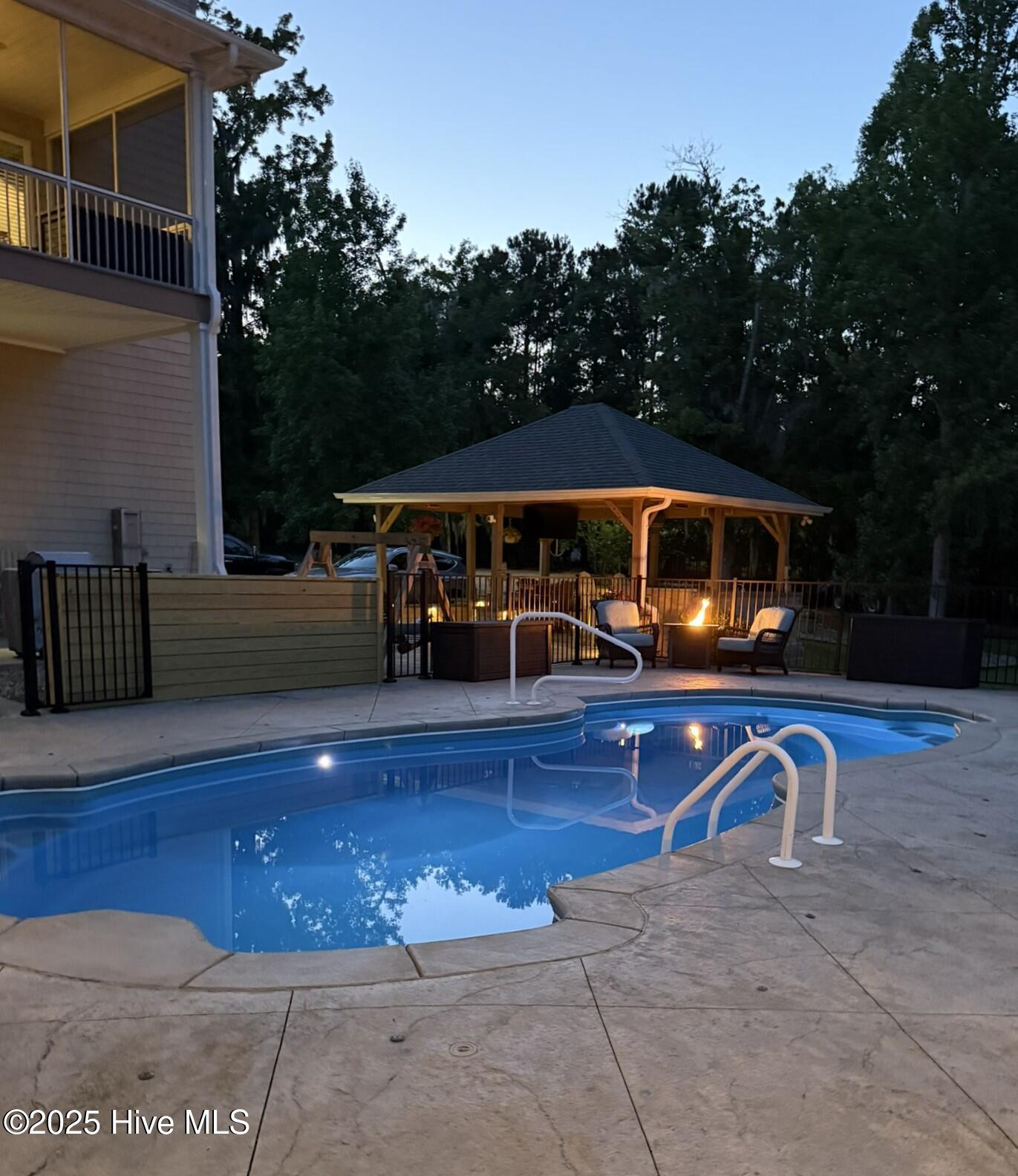 506 Long Point Road Chocowinity, NC 27817 - Photo 72 of 94 night pool