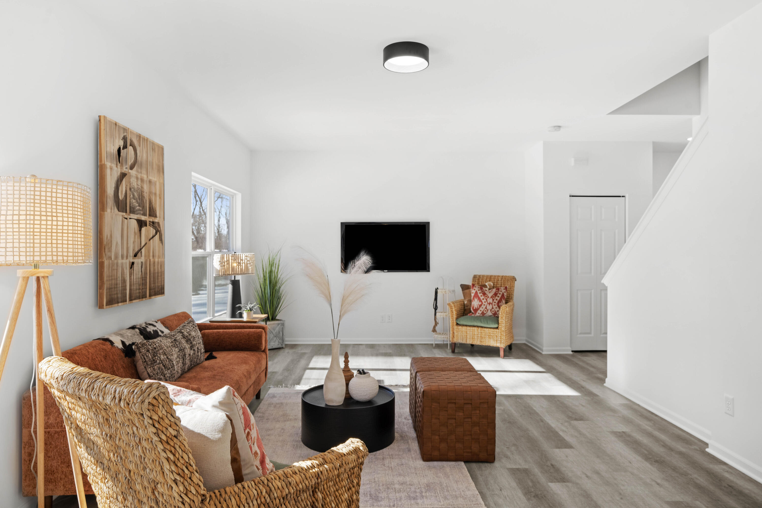 10390 California Street Crown Point, IN 46307 - Photo 9 of 26 a living room with furniture and a flat screen tv