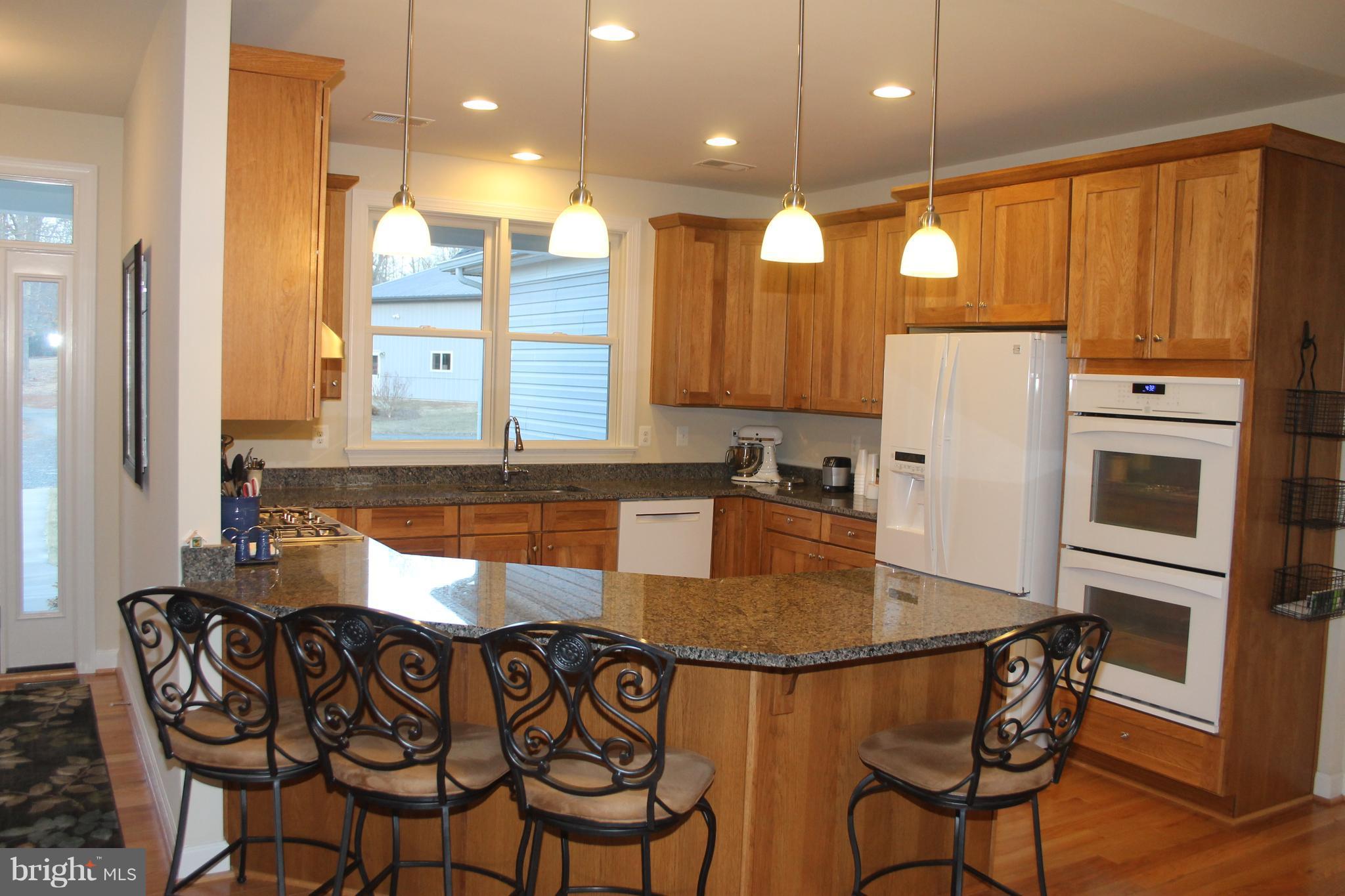 17372 Crookes Farm Road Rixeyville, VA 22737 - Photo 18 of 30 Kitchen with 2 wall oven, granite counter tops