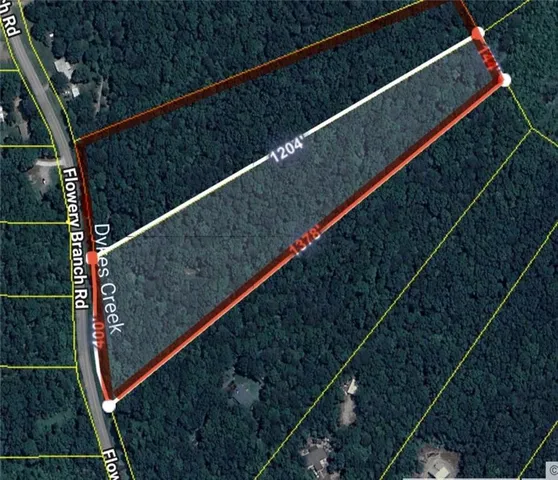 $114,900 | 0 Flowery Branch Road, Kingston, GA 30145