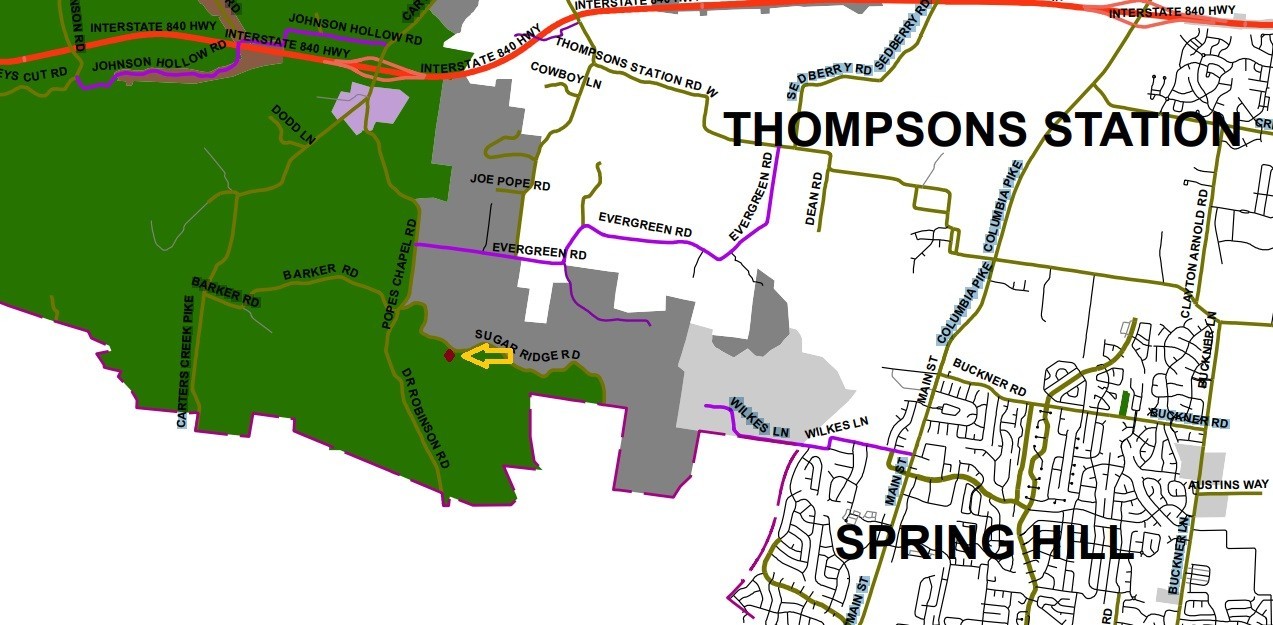 0 Sugar Ridge Road Spring Hill, TN 37174 - Photo 15 of 32 a bathroom with a sink and a sign of it